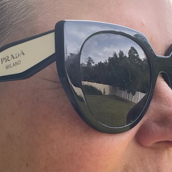 Black & White PRADA Sunglasses - - Picture 12 of 13